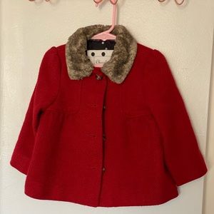 Cherokee Red Coat 2t